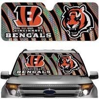 Auto Sun Shades - NFL Cincinnati Bengals for Front Window.