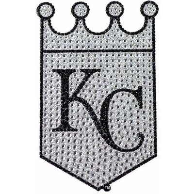 Bling Emblem Adhesive Decal with Silver Rhinestone - MLB Kansas City Royals