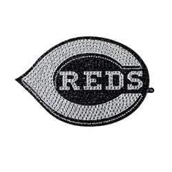 Bling Emblem Adhesive Decal with Silver Rhinestone - MLB Cincinnati Reds