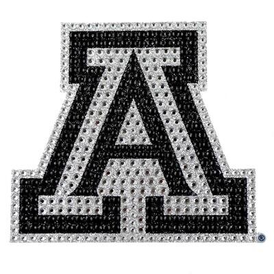 Bling Emblem Adhesive Decal with Silver Rhinestone - NCAA Arizona Wildcats