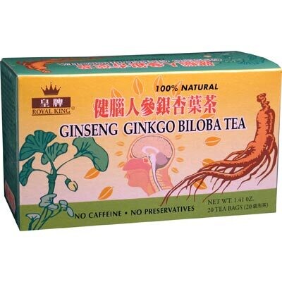 Ginseng Ginkgo Biloba Tea (20 bags)
