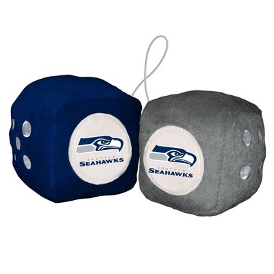 ​One Pair of Fuzzy Dices - NFL Seattle Seahawks