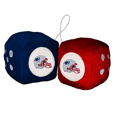 ​One Pair of Fuzzy Dices - NFL New England Patriots