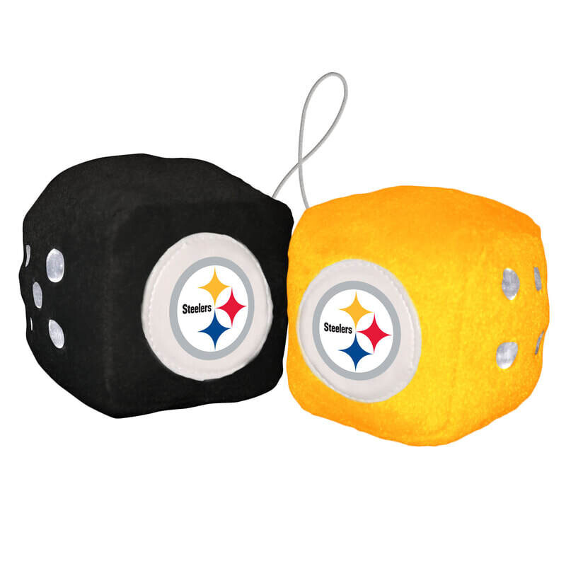 ​One Pair of Fuzzy Dices - NFL Pittsburgh Steelers