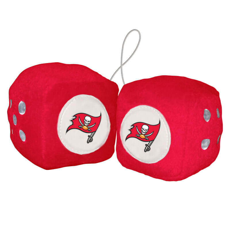 ​One Pair of Fuzzy Dices - NFL Tampa Bay Buccaneers