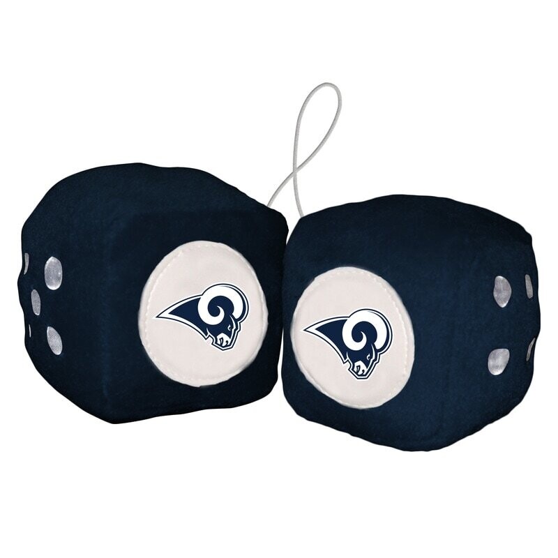 ​One Pair of Fuzzy Dices - NFL Carolina Panthers