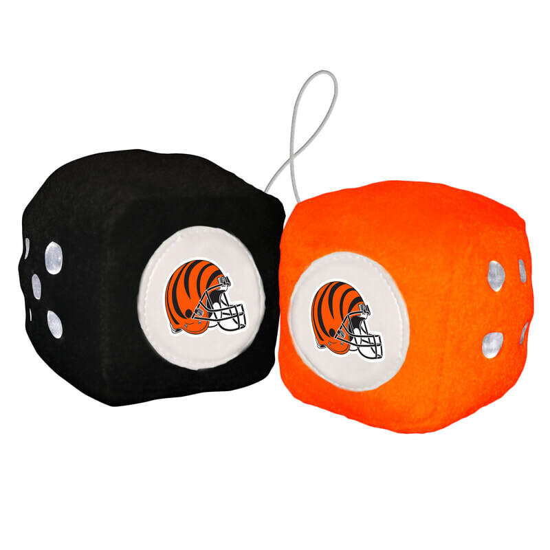 ​One Pair of Fuzzy Dices - NFL Cincinnati Bengals