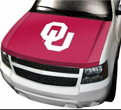Auto Hood Cover - NCAA College Oklahoma Sooners