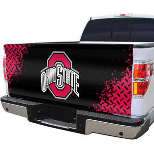 Color Auto Truck Tailgate Cover NCAA Ohio State