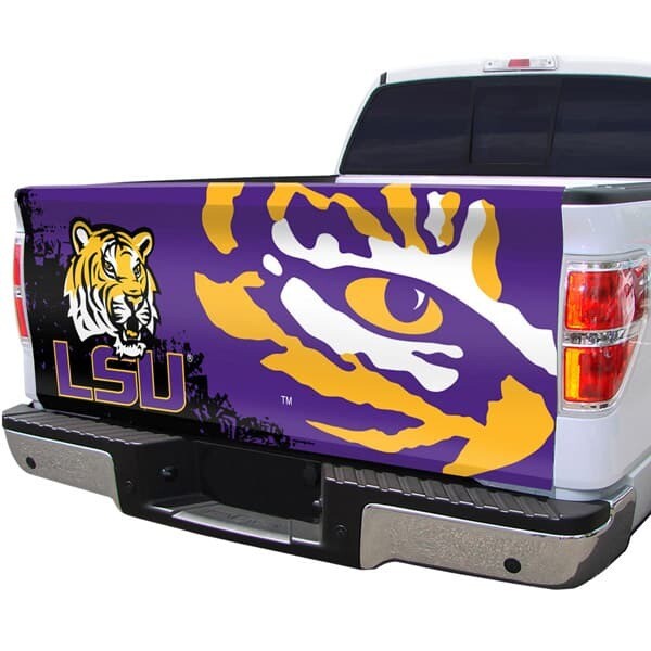 Color Truck Tailgate Cover NCAA LSU