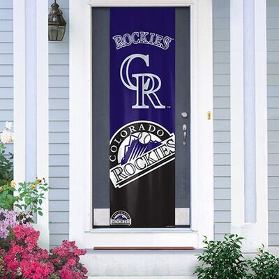 Door Banner Homegating - MLB Colorado Rockies