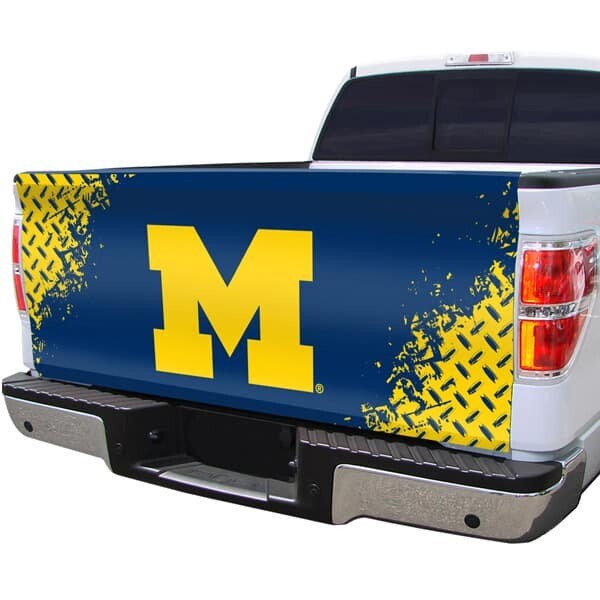 Color Auto Truck Tailgate Cover NCAA Michigan Wolverines