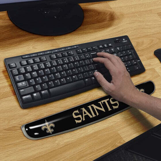 Computer Keyboard Gel Pad Wrist Rest - NFL New Orleans Saints