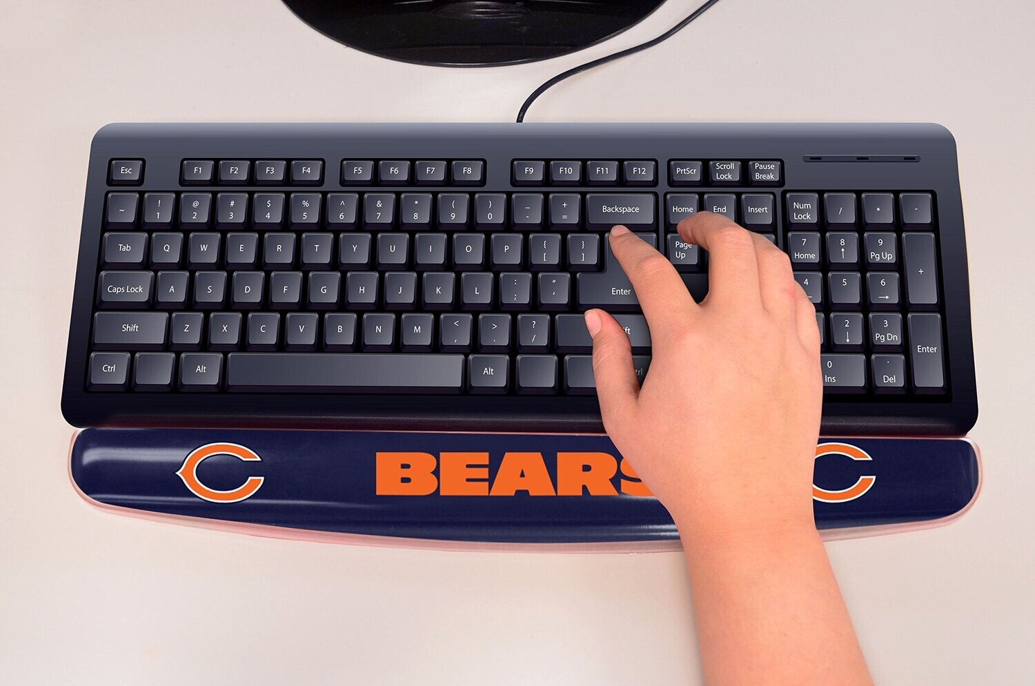 Computer Keyboard Gel Pad Wrist Rest - NFL Chicago Bears