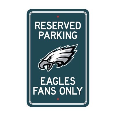 ​License Sports NFL Plastic Parking Signs Philadelphia Eagles