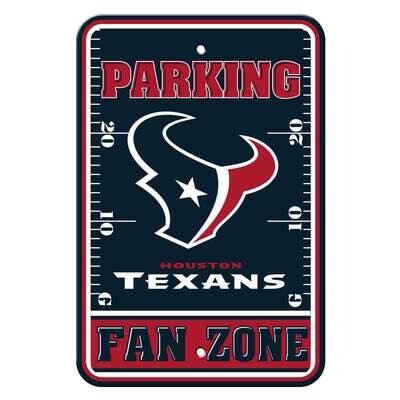 ​License Sports NFL Plastic Parking Signs Houston Texans