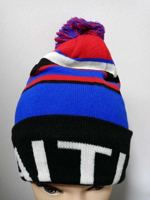 Pom Pom Beanie Heavy Weight Snow Winter Ski Hats Haiti Country Color