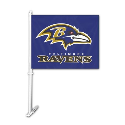 Car Window flag - NFL Baltimore Ravens