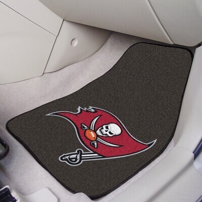 Carpet Car Mat Set - NFL Football Tampa Bay Buccaneers