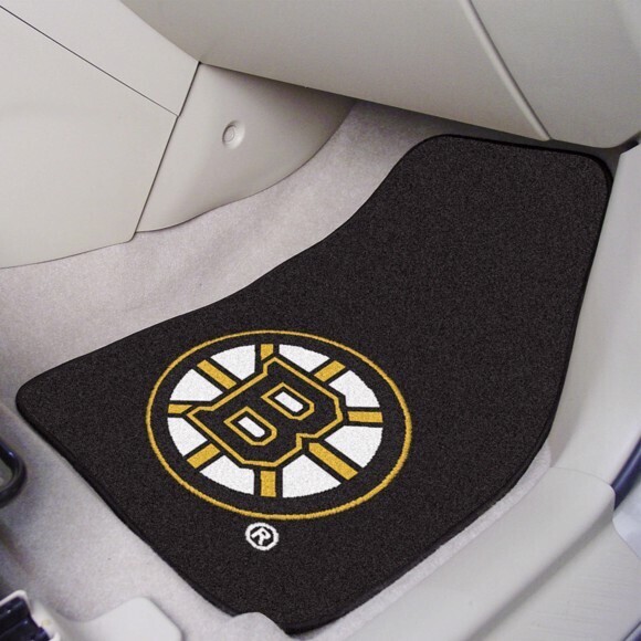 Carpet Car Mat Set - NHL Boston Bruins Hockey