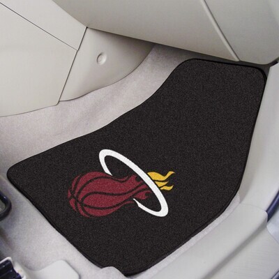 Carpet Car Mat Set - NBA Basketball Miami Heat