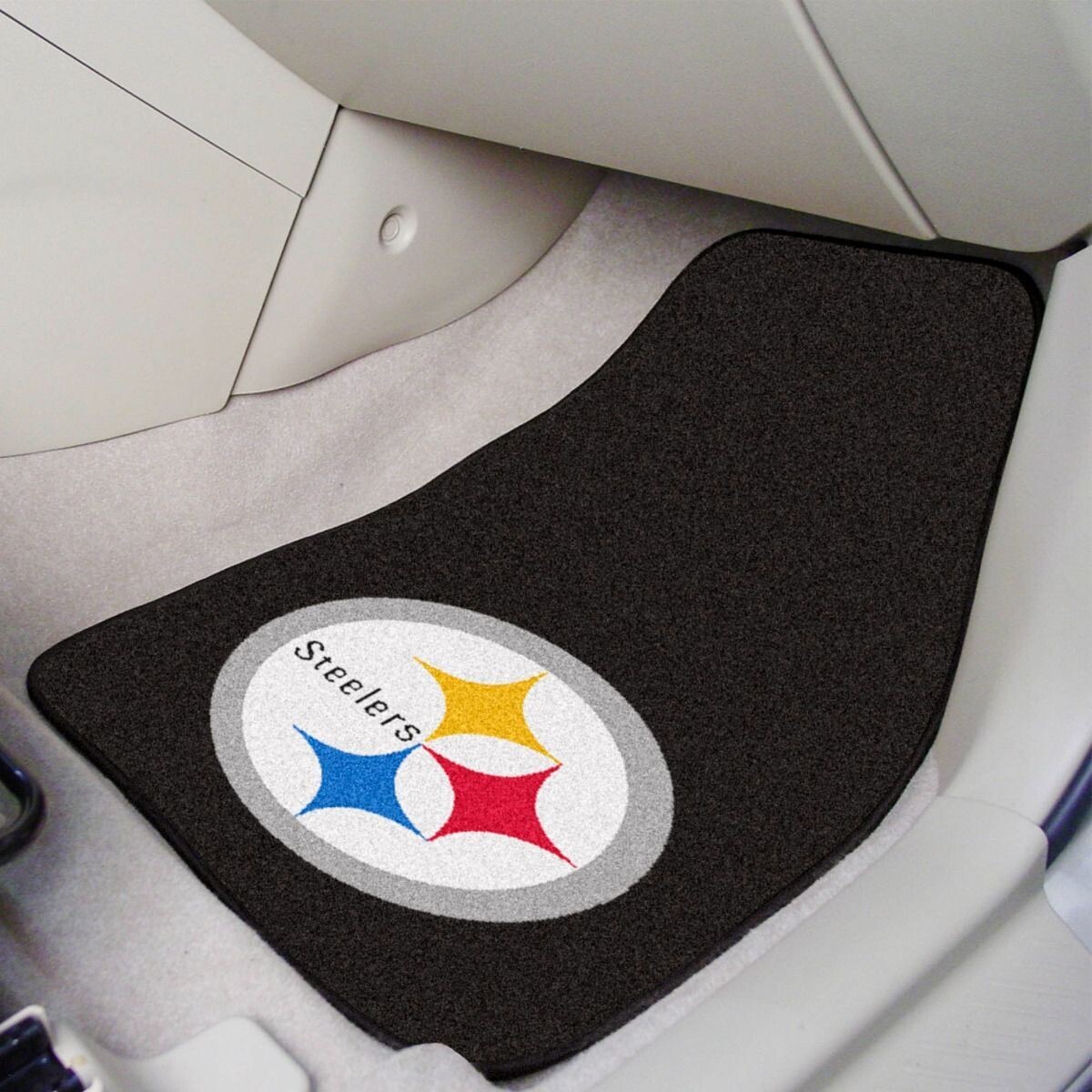 Carpet Car Mat Set - NFL Football Pittsburgh Steelers