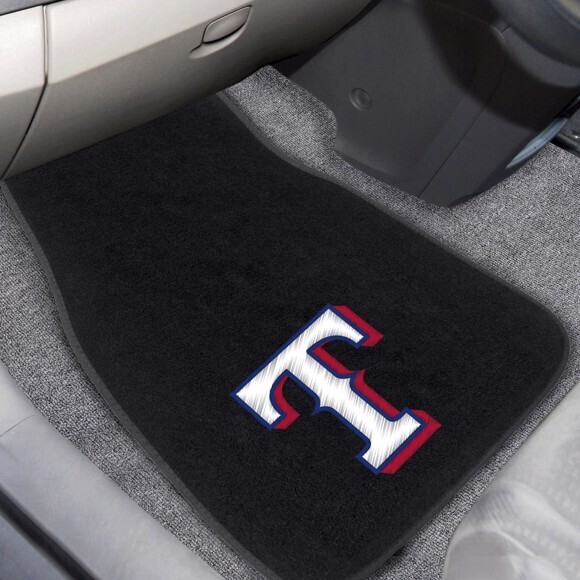 Carpet Car Mat Set - MLB Texas Rangers