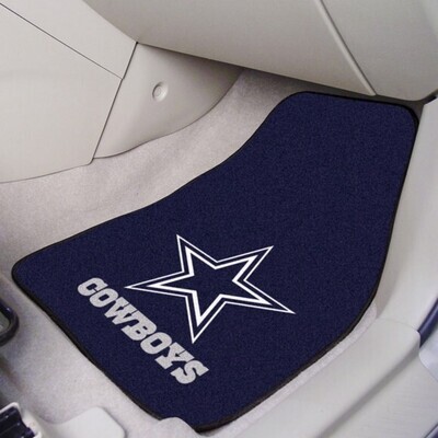 Carpet Car Mat Set - NFL Football Dallas Cowboys