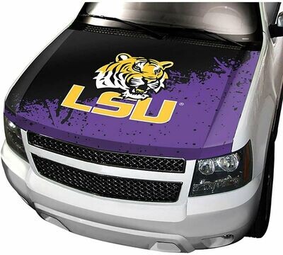 Auto Hood Cover - NCAA LSU Tigers Football