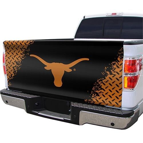 Color Auto Truck Tailgate Cover NCAA tailgate cover longhorn