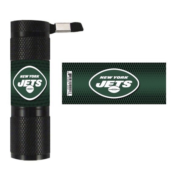 9 x LED Flashlights Flash Light - NFL Football New York Jets
