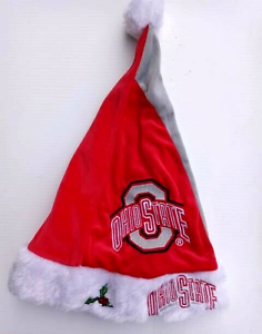 Santa Hats with Team Logo - NCAA Ohio State Buckeyes Hat Cap