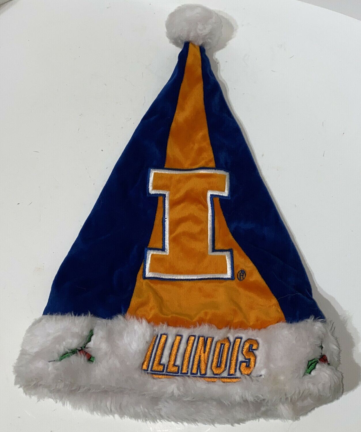 Santa Hats with Team Logo - NCAA University of Illinois Fighting Christmas