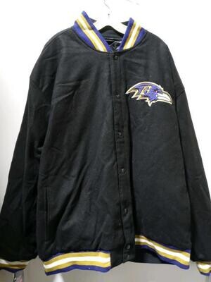 Baltimore Ravens NFL Winter Heavy Weight Jacket Size 6XL