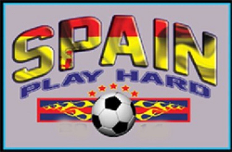 T-shirts Soccer Football World Cup 2022 Spain Play Hard #1