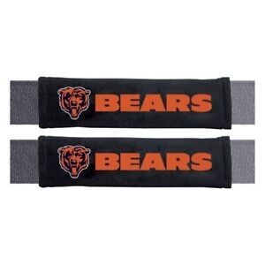 Seatbelt Seat Belt Pad - Pair ( Set ) NFL Chicago Bears Football