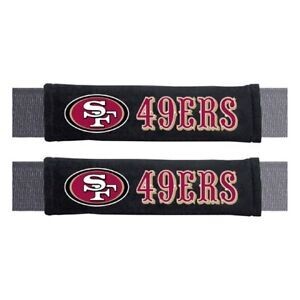Seatbelt Seat Belt Pad - Pair ( Set ) NFL San Francisco 49ers Football
