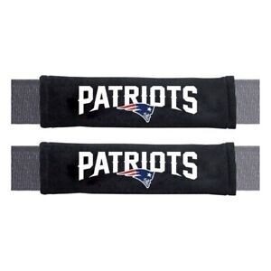 Seatbelt Seat Belt Pad - Pair ( Set ) NFL New England Patriots Football