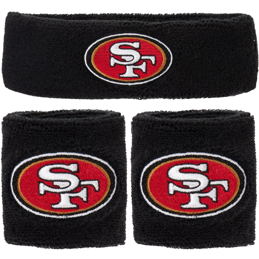 Elastic Headband 3-pack Set - Football NFL San Francisco 49ers