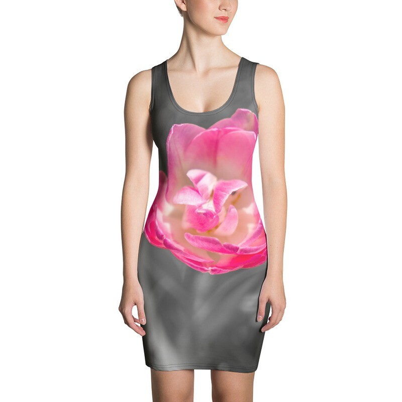 Pink&amp;Grey Tulip - Dress