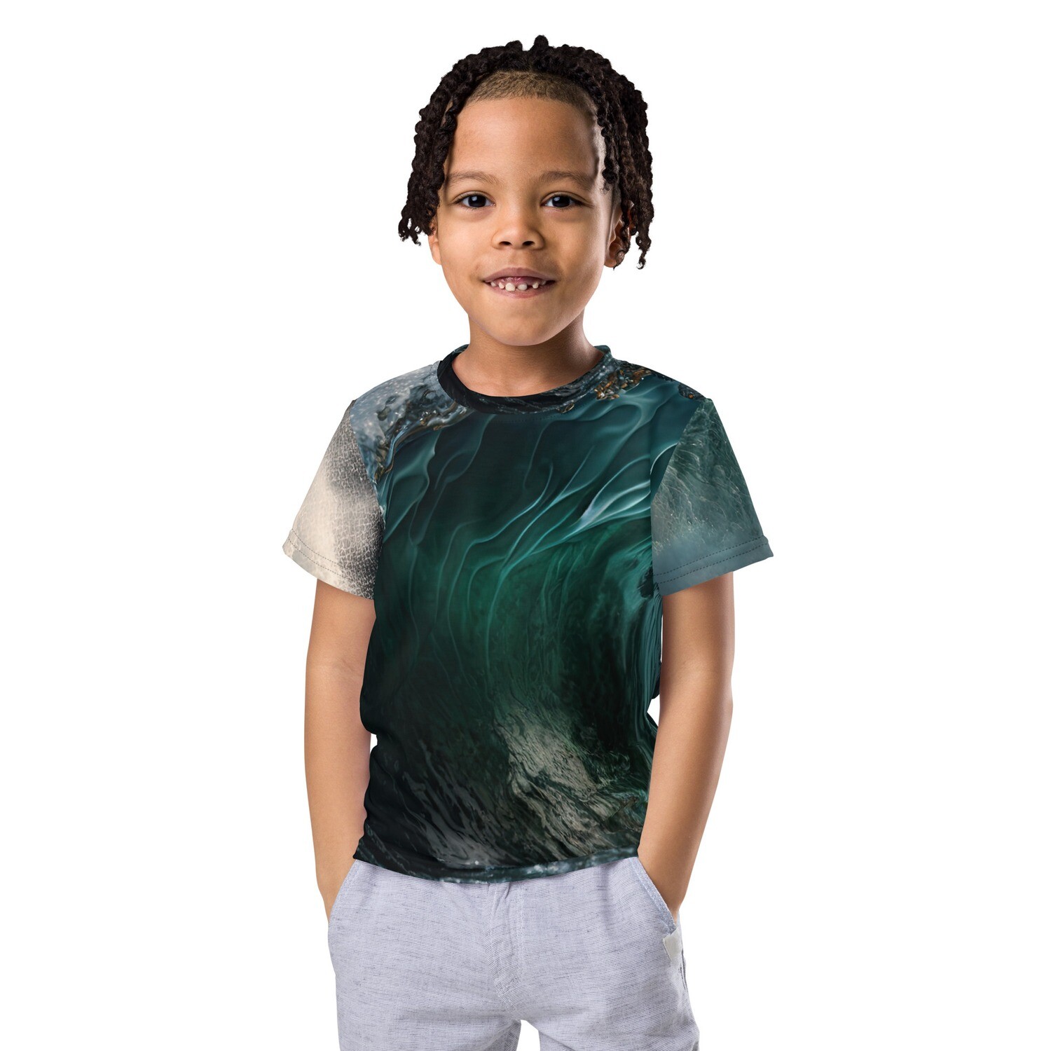 Green Wave II - Shirt, Size: 2T