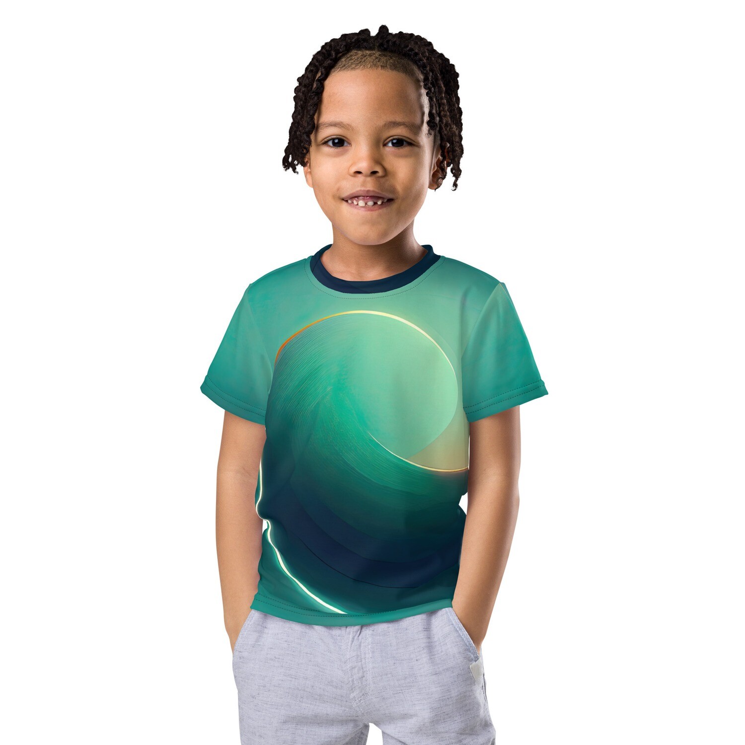 Green Wave - Shirt, Size: 2T