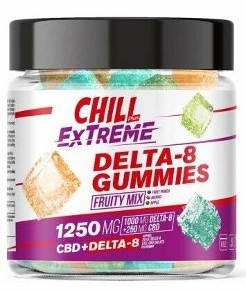 1250mg Chill Extreme Lite Delta-8 and CBD Fruity Mix