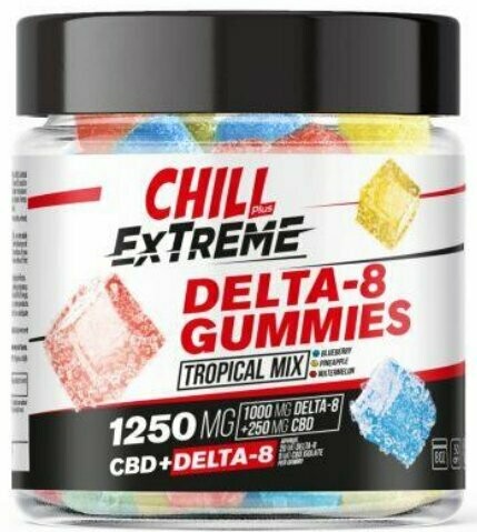 1250mg Chill Extreme Delta-8 and CBD Tropical Mix