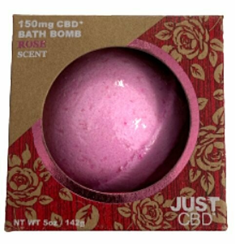 150mg CBD Bath Bomb  Rose