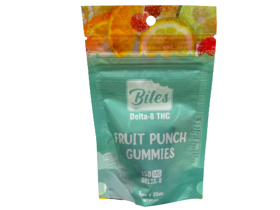 150mg Delta-8 pouch 6 pc Assorted Flavors