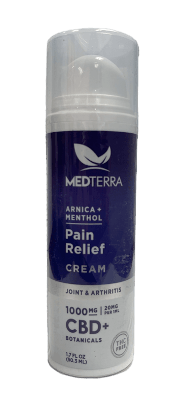 1000mg CBD MedTerra Pain Relief Cream 1.7oz