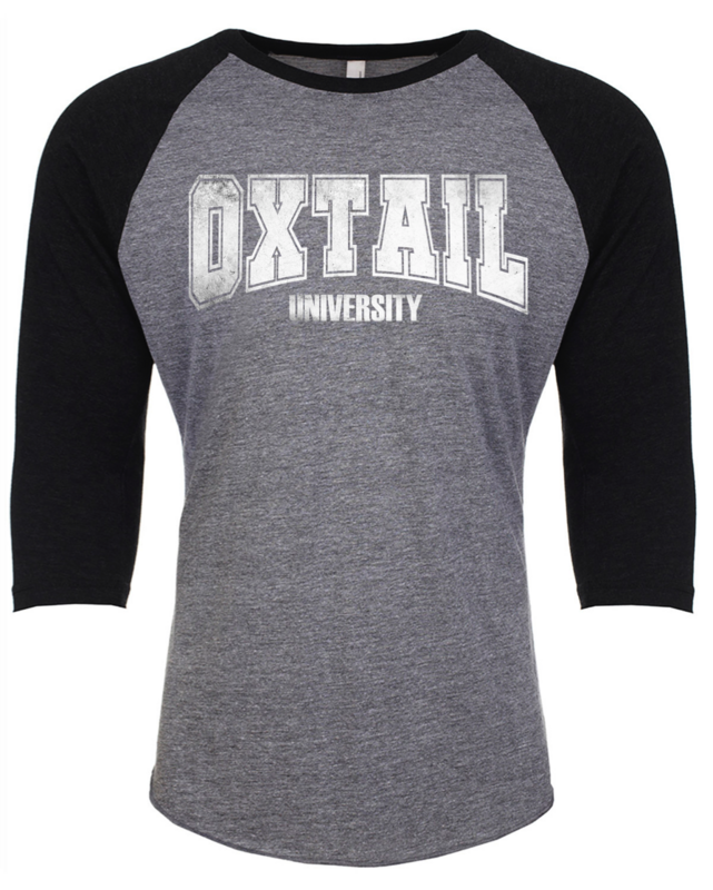 Oxtail  Baseball Shirt  - Grey/Black