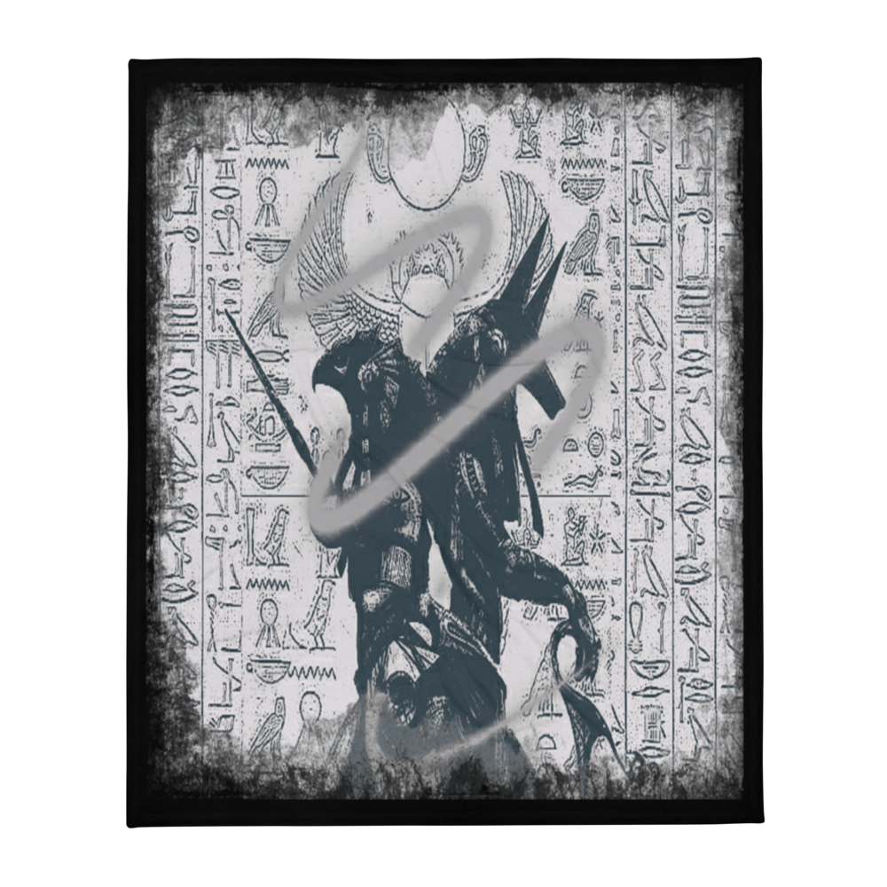 Throw Blanket Horus &amp; Anubis #120