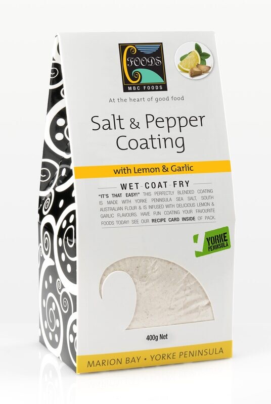 MBC Foods Salt & Pepper Coating - Lemon & Garlic 400g | each